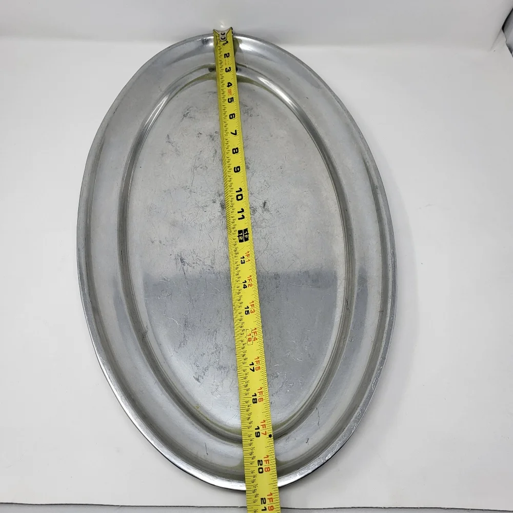 Wilton Armetale RWP Small Oval Serving Platter Oven Grill Chill‎ Safe Serveware